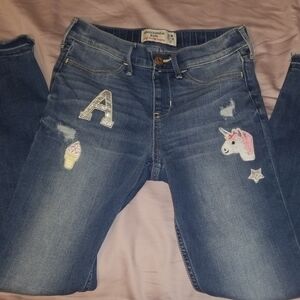 Abercrombie Kids Unicorn Jeans 11/12